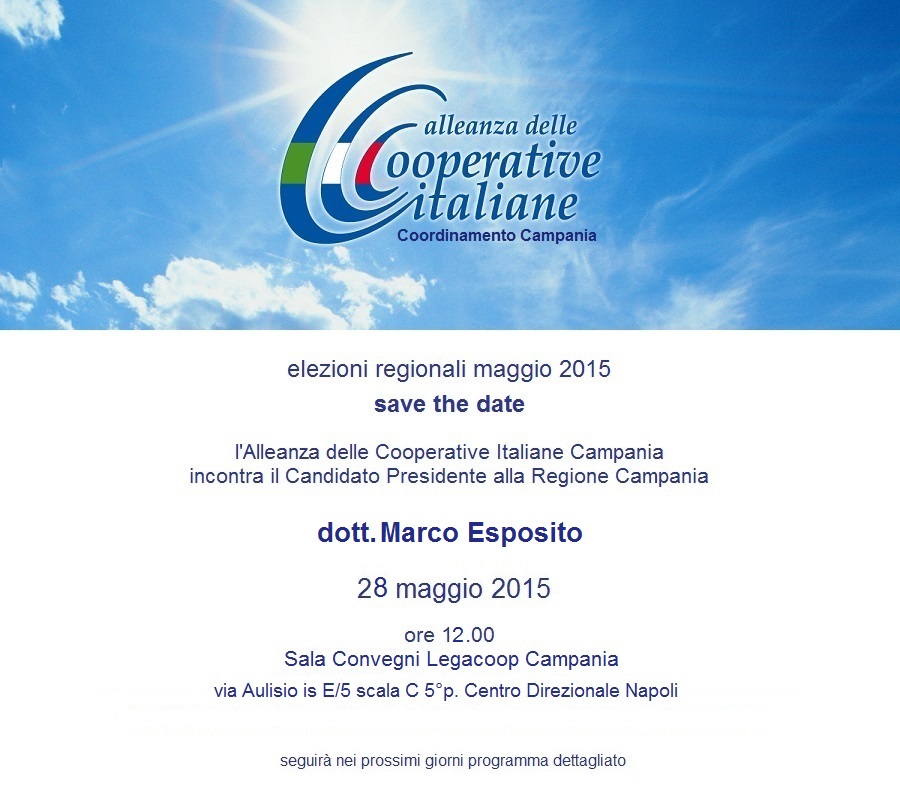 L’Alleanza delle Cooperative Italiane Campania incontra Marco Esposito